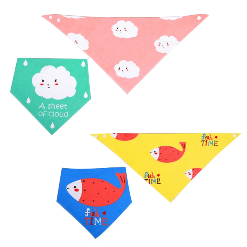 Хлопковая Абсорбирующая бандана для новорожденных 2 шт./лот|drool bibs|baby bibsburp cloth |