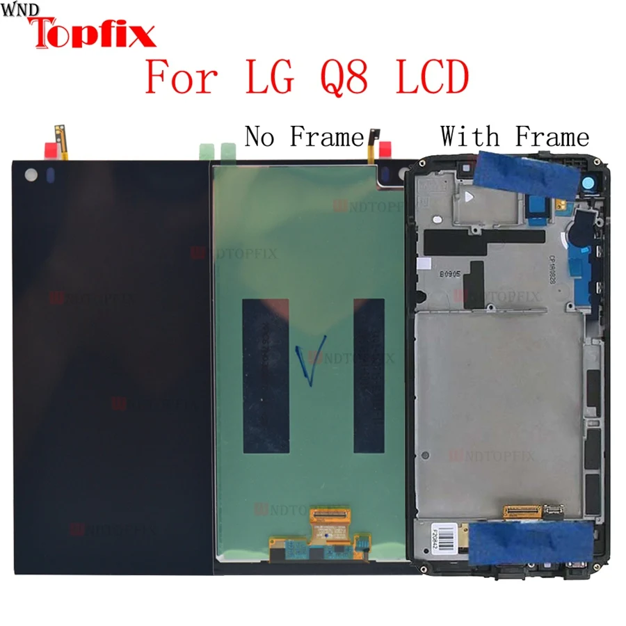 In Stock 5.2 Inch LCD Display Touch Screen Digitizer Assembly Frame For LG Q8 2017 H970LG V20 Mini 100%Tested LCD Replacement  (5)