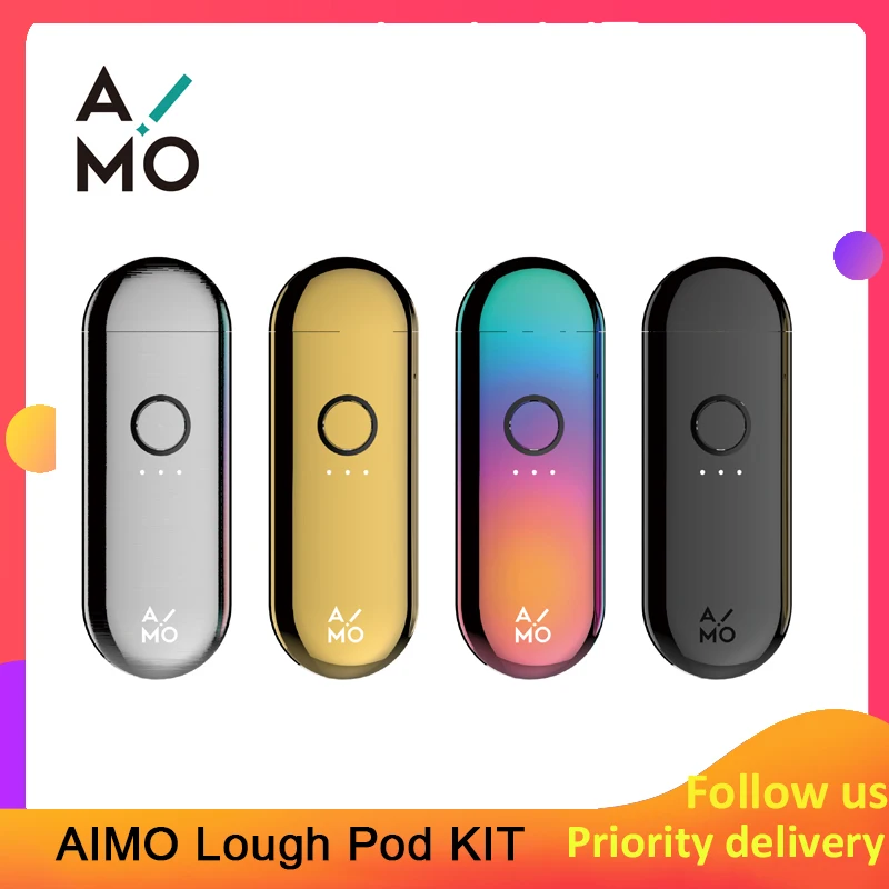 

OVNS AIMO lough Pod System Kit 400mAh Vaporizer 1ml Capacity 1.2ohm Ceramic Coil Vaper Kit vs ovns w01 justfog minifit