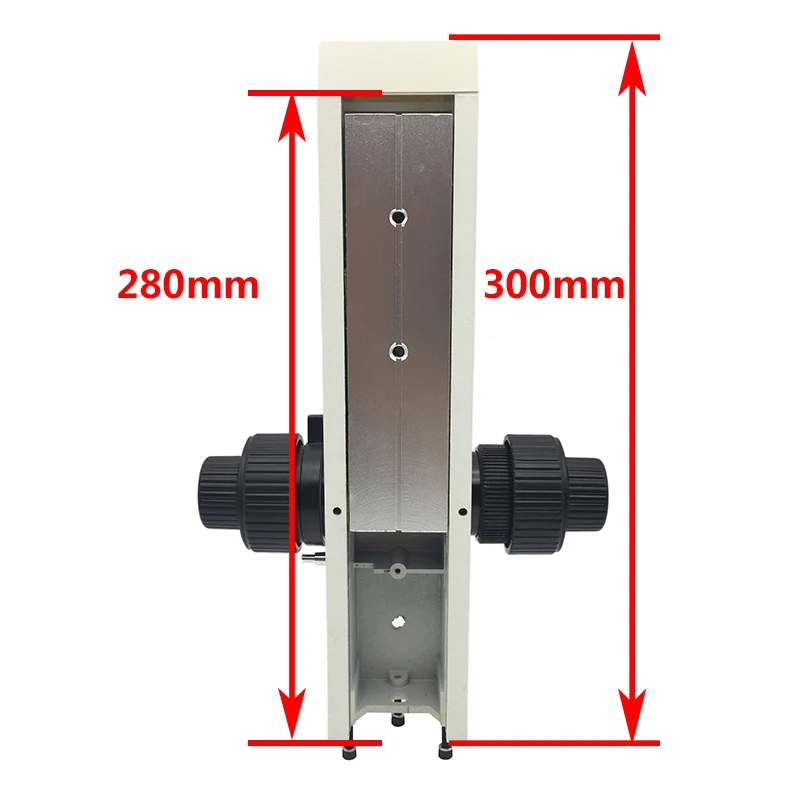 Коаксиальная грубая и тонкая Регулируемая фокусировка, механизм увеличения стерео микроскопа, стойка и шестерня фокуса, высота 300 мм