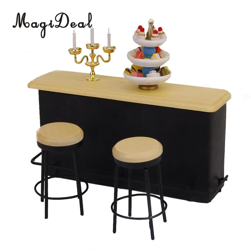 New Arrival 1/12 Dollhouse Miniature Modern Furniture Set Accs for Living Room Kitchen Bedroom Decor Children Toys 9Kinds