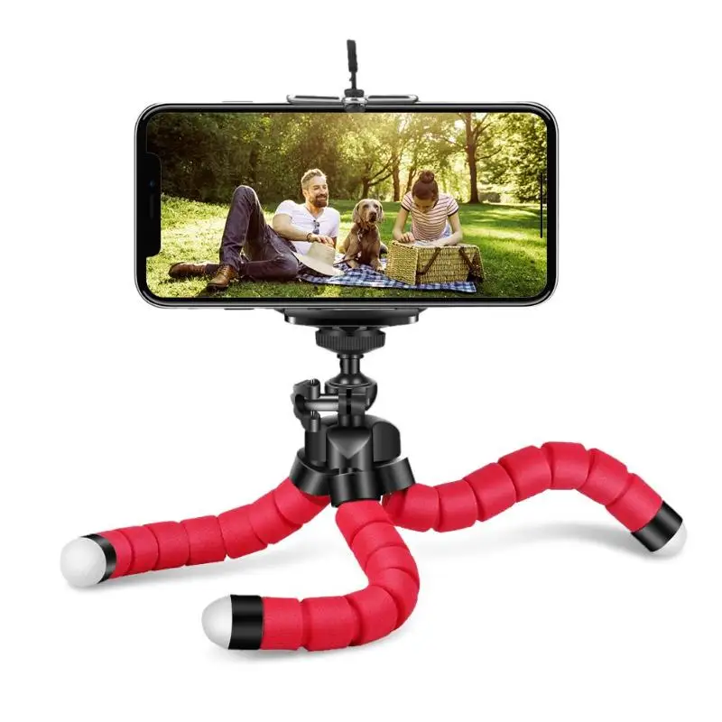 

Phone Holder Flexible Sponge Octopus Tripod Bracket Selfie Expanding Stand Mount Monopod Styling Accessories For Mobile Phone