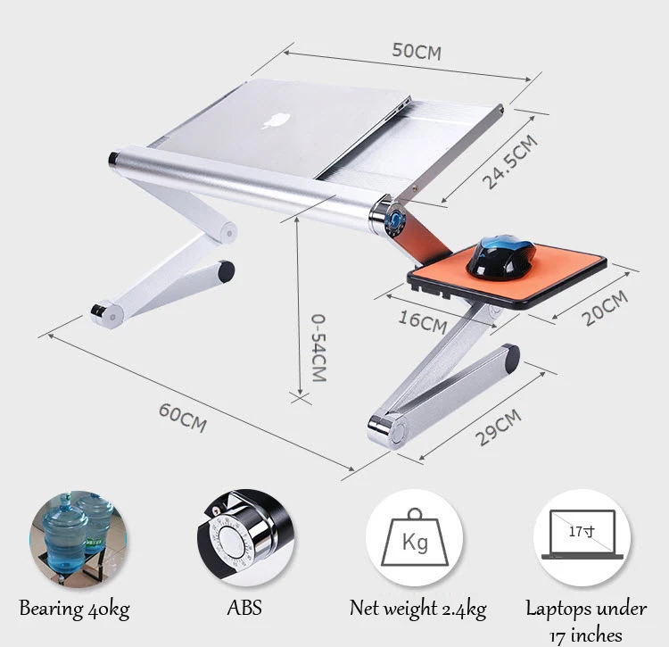 Portable Mini Magical Computer Desk With Mouse Board Creative Changeable Laptop Table For Sofa/Bed/Outdoor Travel Aluminum Alloy Portable Mini Magical Computer Desk With Mouse Board Creative Changeable Laptop Table For Sofa/Bed/Outdoor Travel Aluminum Alloy