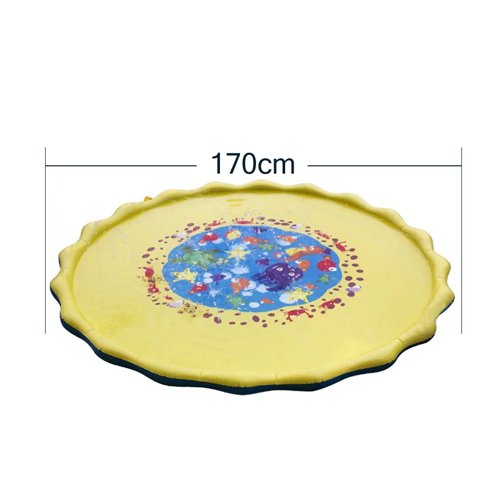 Baby Kids Water Play Mats Inflatable Infants Tummy Time Playmat Toys Fun Activity Carpet Hand-eye Coordination Toys for Children