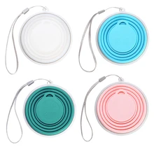 Горячая 250 мл силиконовая кружка для походов Выдвижная складная кофейная чашка телескопическая складная чашка для чая Спорт на открытом воздухе Тур чашка для воды