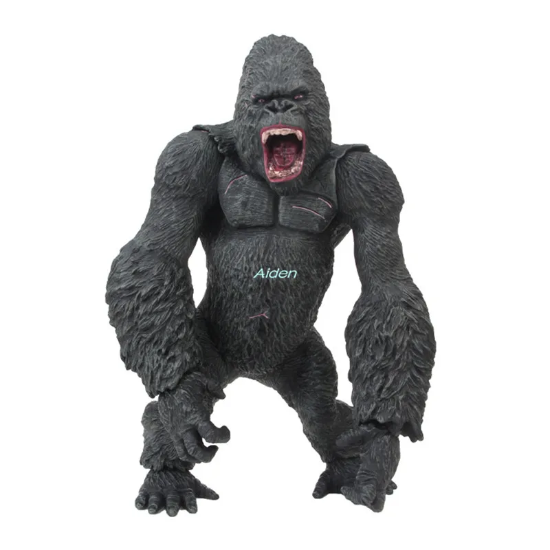

14" Chimpanzee Animal Props Creative Cartoon Decoration Holiday Gift PVC Action Figure Collectible Model Toy OPP 35CM B2261