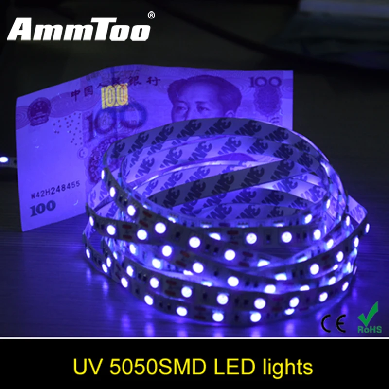 Светодиодная лента 5050 SMD 5 м 60 светодиодный s/m красный/зеленый/желтый/синий/белый/теплый белый/розовый/RGB/UV Белый PCB Гибкий Светодиодный светлая светодиодная полоса 12 В