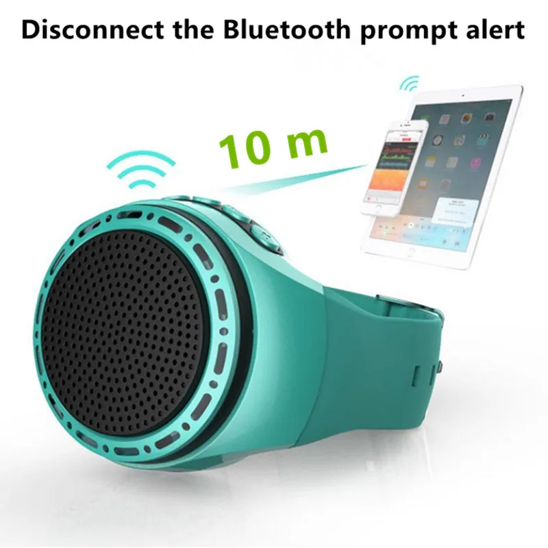 Bluetooth Колонка s спортивный MP3 плеер поддержка TF карт FM радио селфи управление