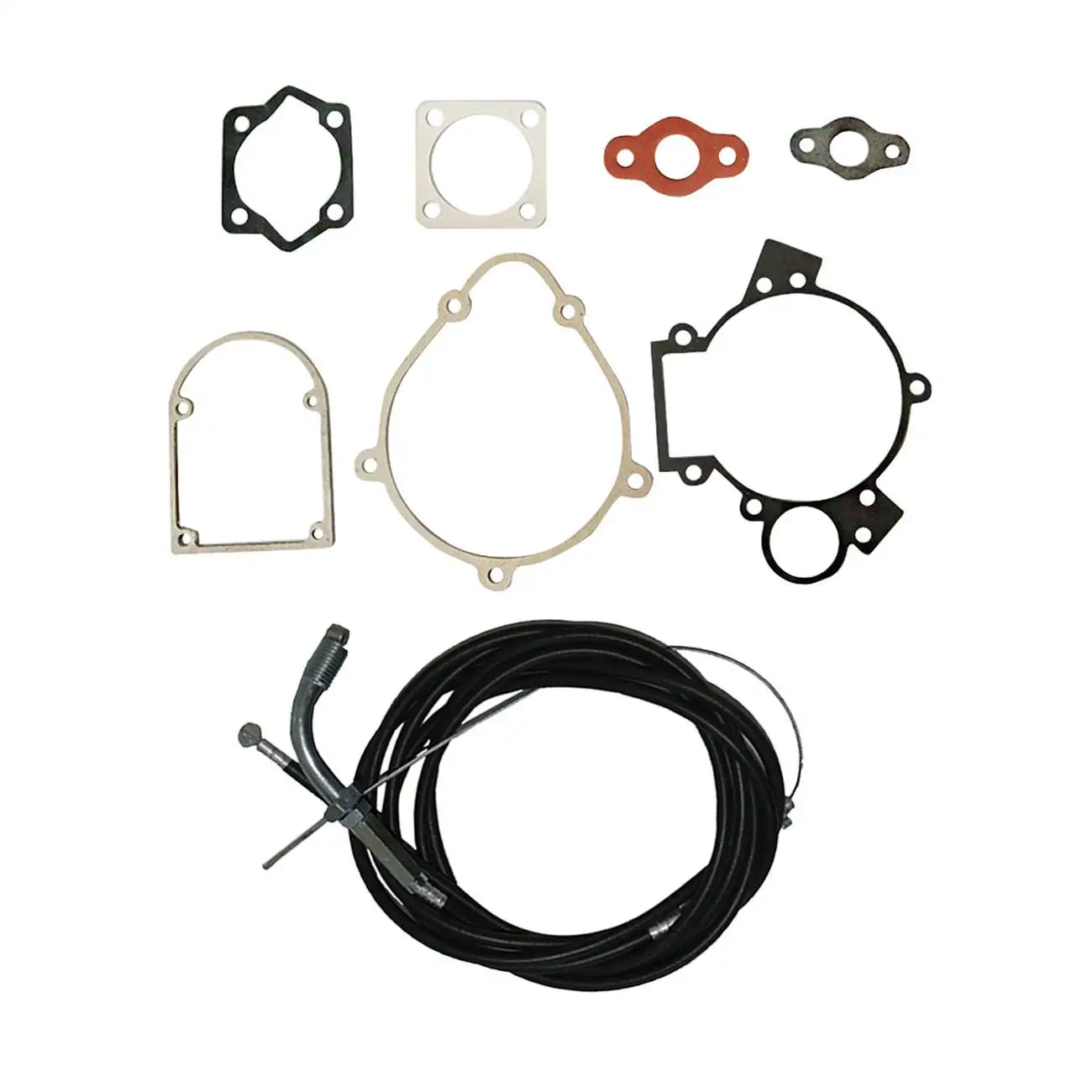 Throttle Cable Clutch Cable& Gasket For 66cc 80cc Motorized Bicycle