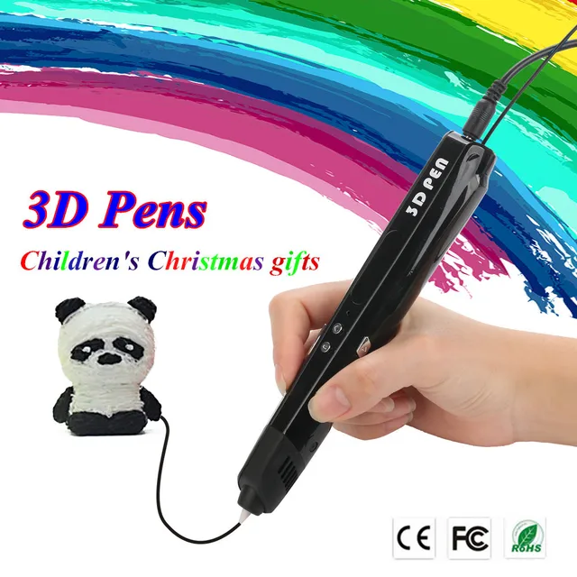 Special Offers Top Quality 3D Pen For Child Christmas Gifts UV Treatment Good Hand Feel 3D Graffiti Pen With Free PLA For Child's Birthday Gift