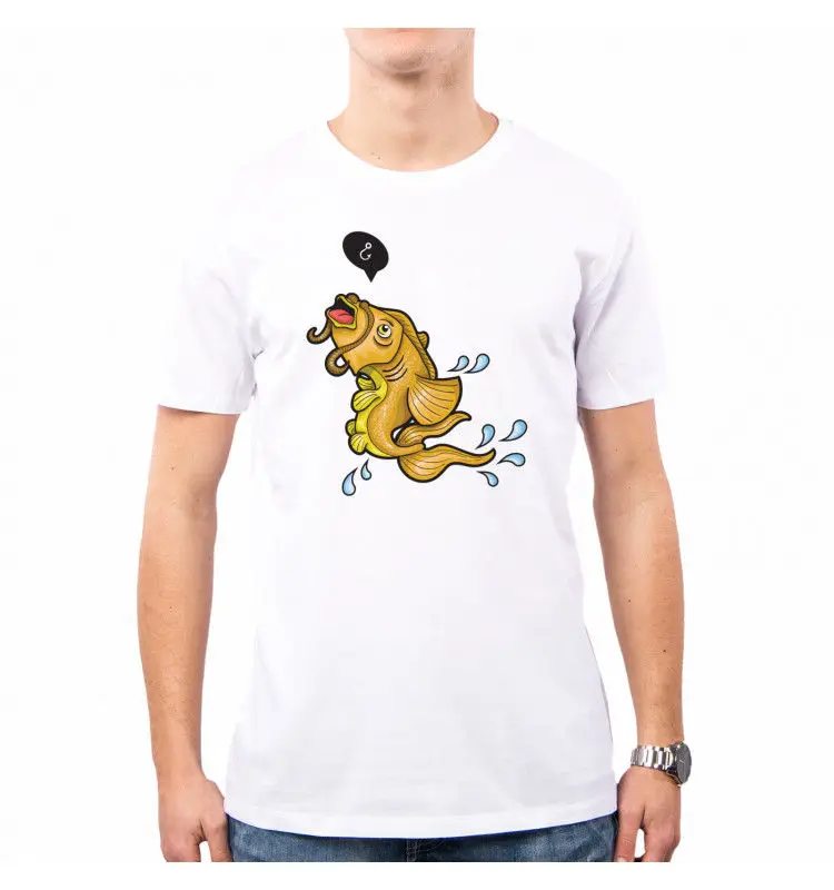 T-SHIRT UOMO KOI-CARP JAPAN GIAPPONE ANIME NIPPON KARP FISHING TATTOO FEDERICO S New Tops 2018 Print Letters Men T-Shirt | Мужская