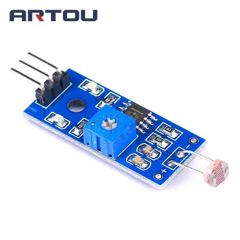 10 шт. светочувствительный датчик сопротивления для arduino 3pin|photosensitive sensor module|sensor