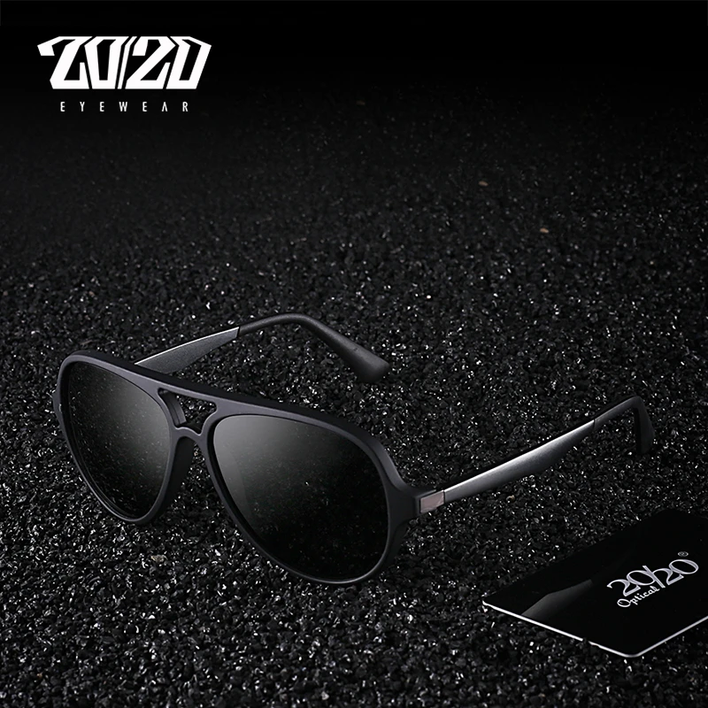 

20/20 Brand Polarized Men Vintage Sunglasses Aluminum Frame Sun Glasses Men's Eyewear Accessories For Men PZ5005