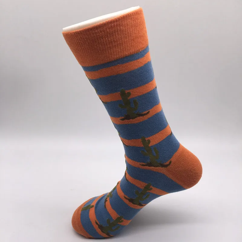 

new Mens socks Women animal alien chili Moustache sloths Novelty Sock combed cotton funny Socks Men's big size crew socks