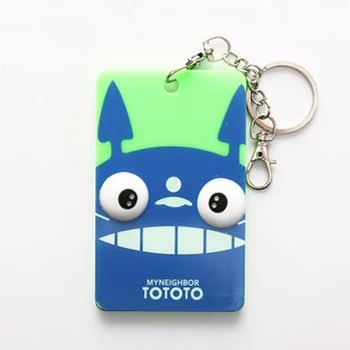 

Cartoon Silicone Cardholder Employee Student Bus Card Cover Entrance Guard Card Protect Case Cute Key Chain ID Card Wallet Bag