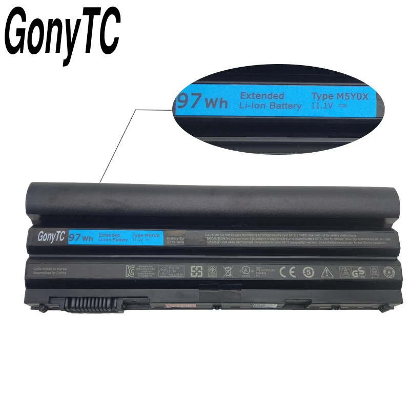 Оригинальный аккумулятор GONYTC 11 1 В 97 Втч M5Y0X для ноутбука DELL Latitude E6420 E6520 E5420 E5520 E6430