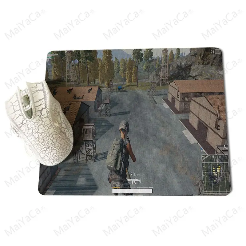 MaiYaCa PUBG игровая карта комфорт Мышь коврик игровой Мышь pad Размеры для 180*220 200*250 250*290 дизайн Мышь Pad - Цвет: No Lock Edge18x22cm