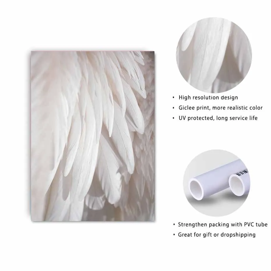 Современные картины You are My Angle Beauty с перьями художественные на холсте поп постер