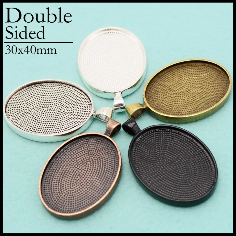 Double Sided 30x40mm oval