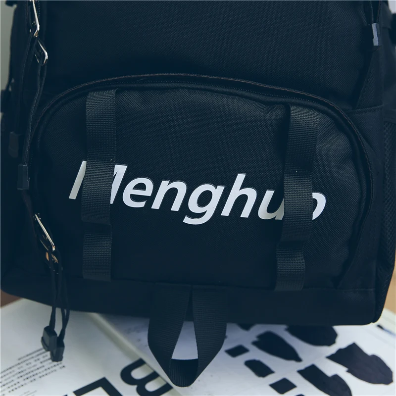 2017 Fashion School bag Waterproof Nylon Men Backpack Bag Women Mochila Escolar Travel Bag Rucksack Trekking Bag Menghuo Brand (4)