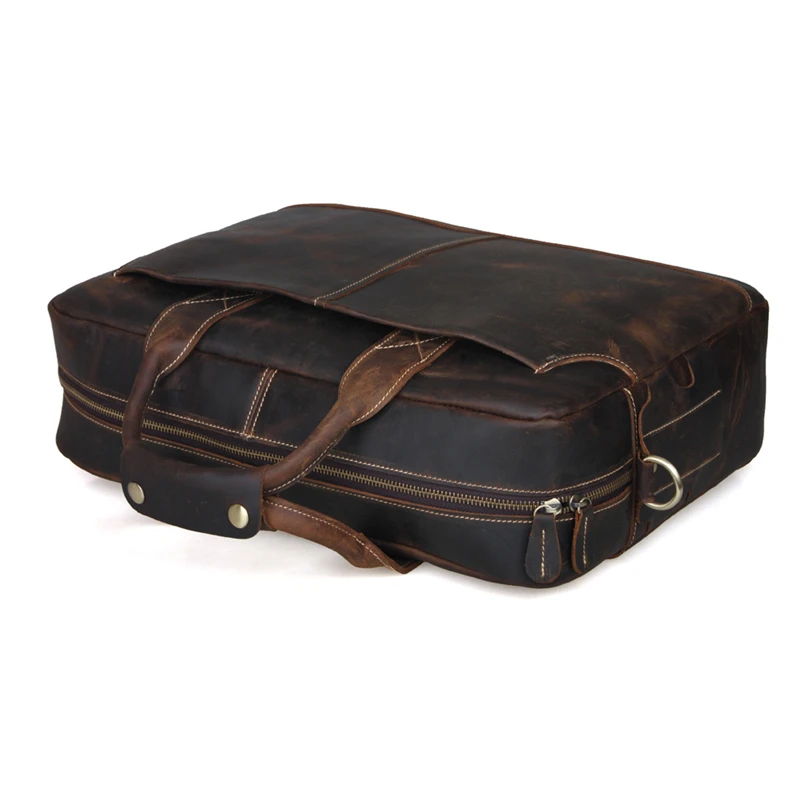 Baigio Leather Briefcase 5" Men Laptop Bag Vintage Brown Brand ... Baigio Leather Briefcase 5" Men Laptop Bag Vintage Brown Brand ...