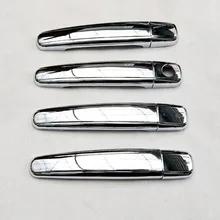 Для peugeot 307 2001- Abs хромированная Автомобильная дверная ручка Накладка наклейки для стайлинга автомобиля авто аксессуары 8 шт