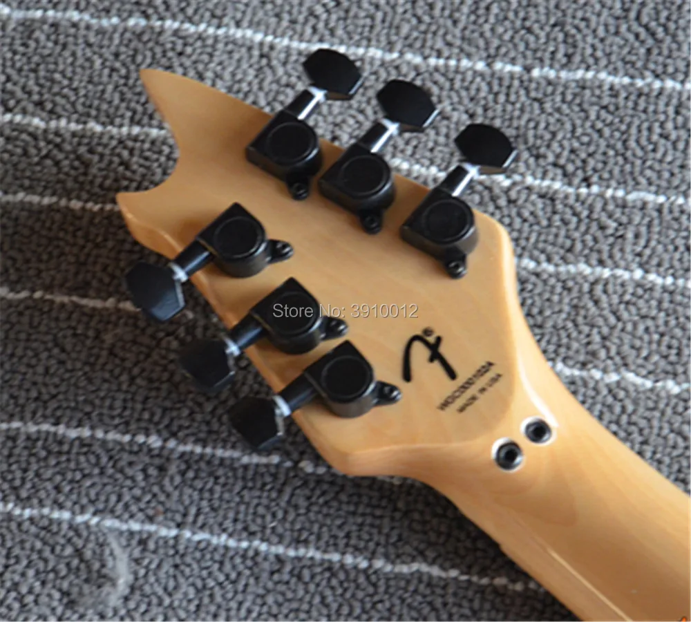 High-quality  Wolfgang Yellow Top black  Hardware Electric Guitar all color Accept free shipping 