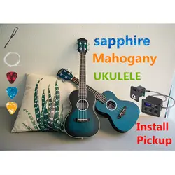 Гавайские гитары укулеле 23 26 дюйм(ов) концерт красного дерева мини акустическая электрогитара 4 Strings Ukelele гитары ra установить пикап струнный