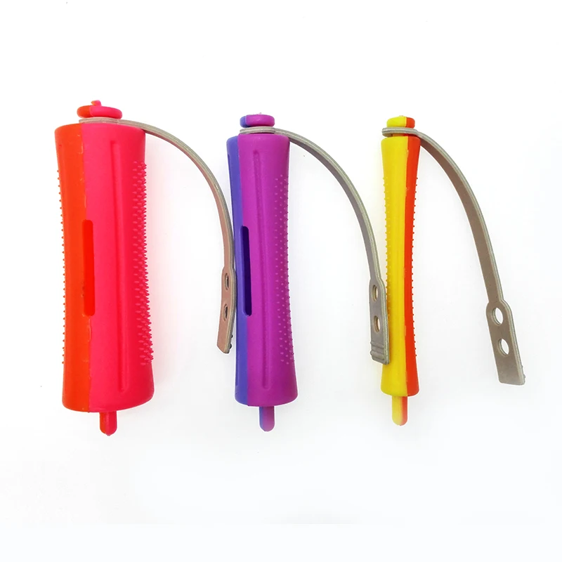 

30pcs/set 3 Size Hairdressing Perm Rod With Rubber Band Salon Hair Styling Rod Wave Fluffy Corn Hair Roller