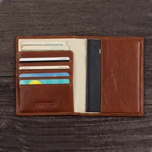 Многофункциональный кожаный Ретро ручной работы кожаный паспорт обложка для паспорта сумка папка для документов держатель паспорта органайзер для билетов