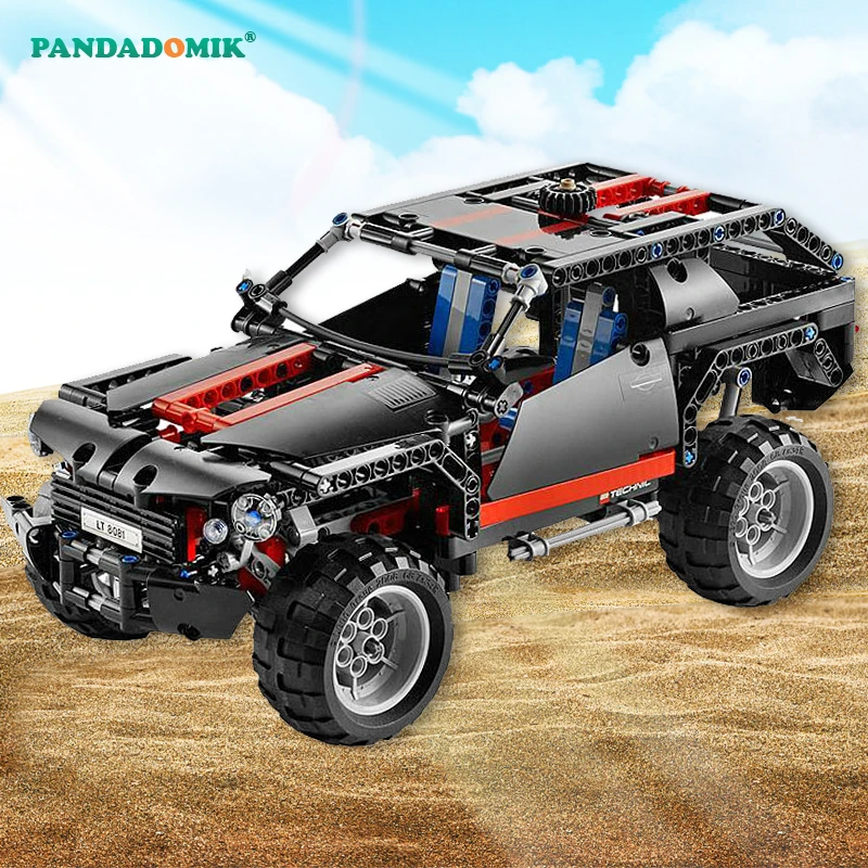 

Pandadomik OffRoad Car 589Pcs Building Blocks Technic Scale Models Building Toy Bricks legoinglys Technic Toy Car Children Boys