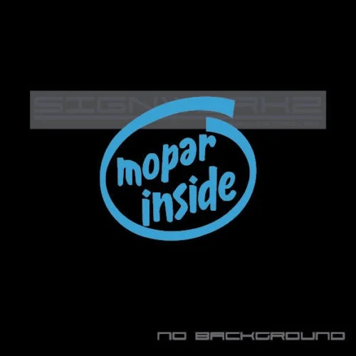 Для 2 шт./пара mopar inside наклейка intel американская забавная dodge hemi srt пара