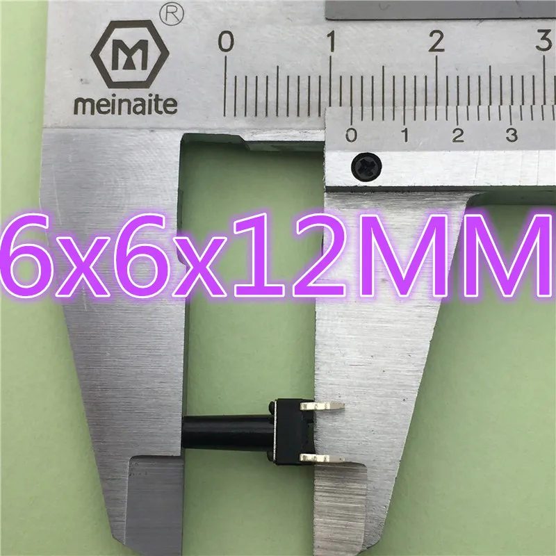 

50pcs 6x6x12MM 4PIN G95 Tactile Tact Push Button Micro Switch Direct Self-Reset DIP Top Copper High Quality Sell At A Loss USA
