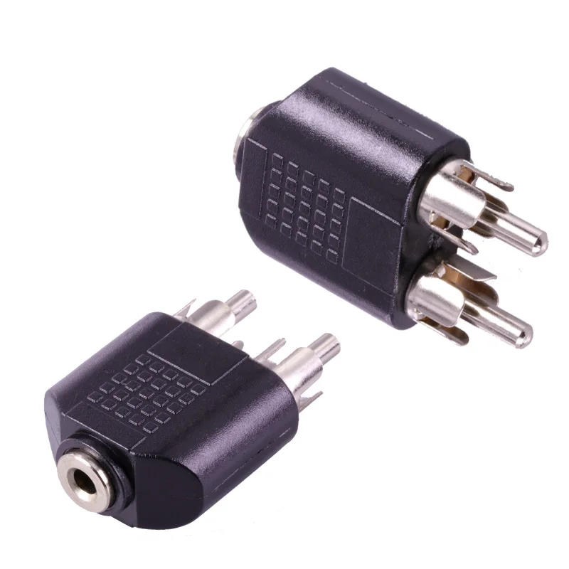 5. 5мм на 2 штекера rca. 5 (m). 5 на 3. экранированный jack 3.