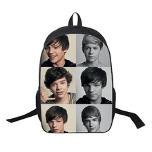 Pour Noël Populaire chanteur One Direction fille sacs étudiant sac d’école adolescent sacs à dos livraison gratuite Personnalisable