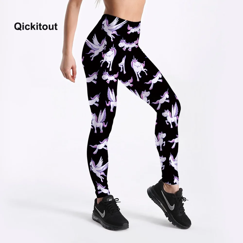 Lowest Price Deal Women Fitness Leggings Horse Printed High Waist Pants