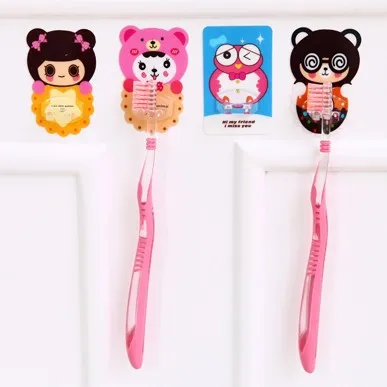 

Non-trace toothbrush rack toothbrush holder 6.7*4.2*2cm Free shipping