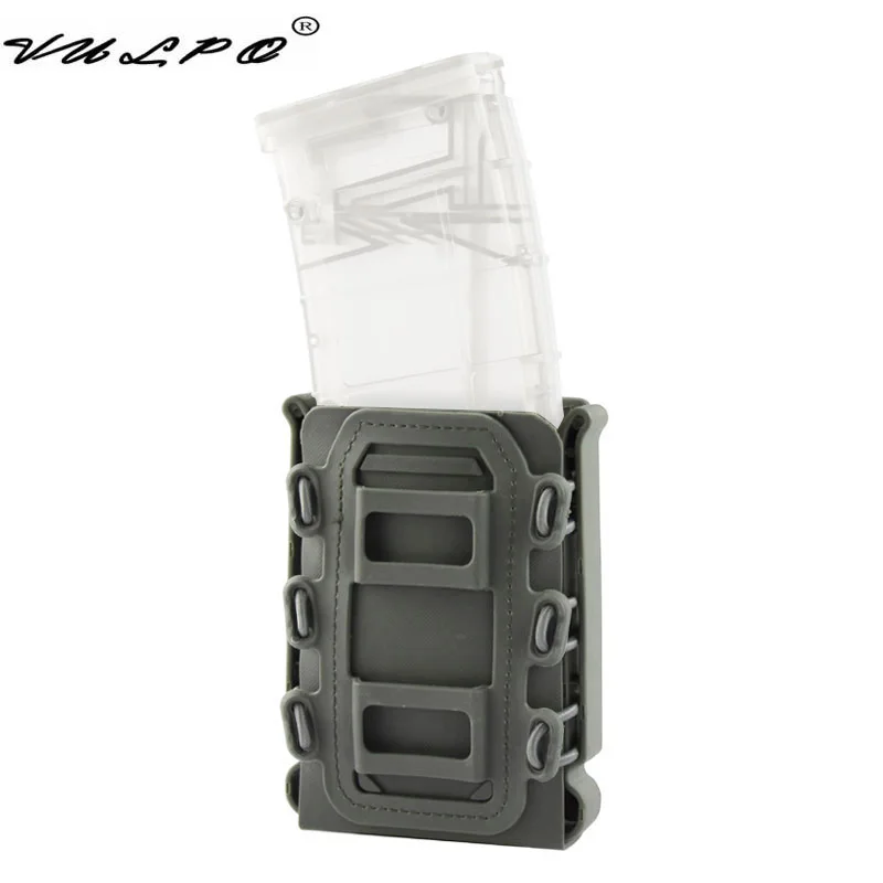 VULPO Tactical 5.56mm 7.62mm Magazine Pouch Molle Belt Fast Attach Carrier Holster 5.56 7.62 Fast Mag Pouch