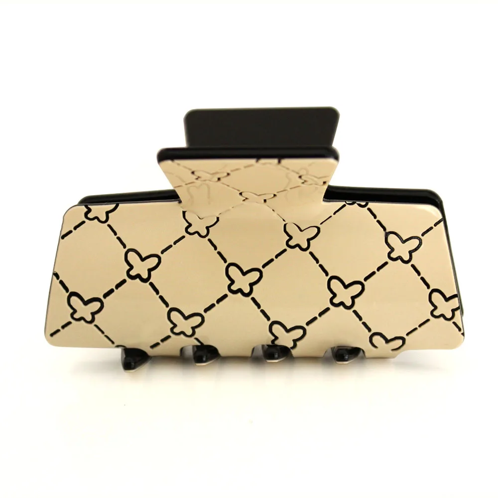 

Large Women, Hair Claw Bowknot Acrylic Hairpin Big Crab Hair Claw Hair Lady Accessory Hair Clip Girl Hairband Bridal Prom