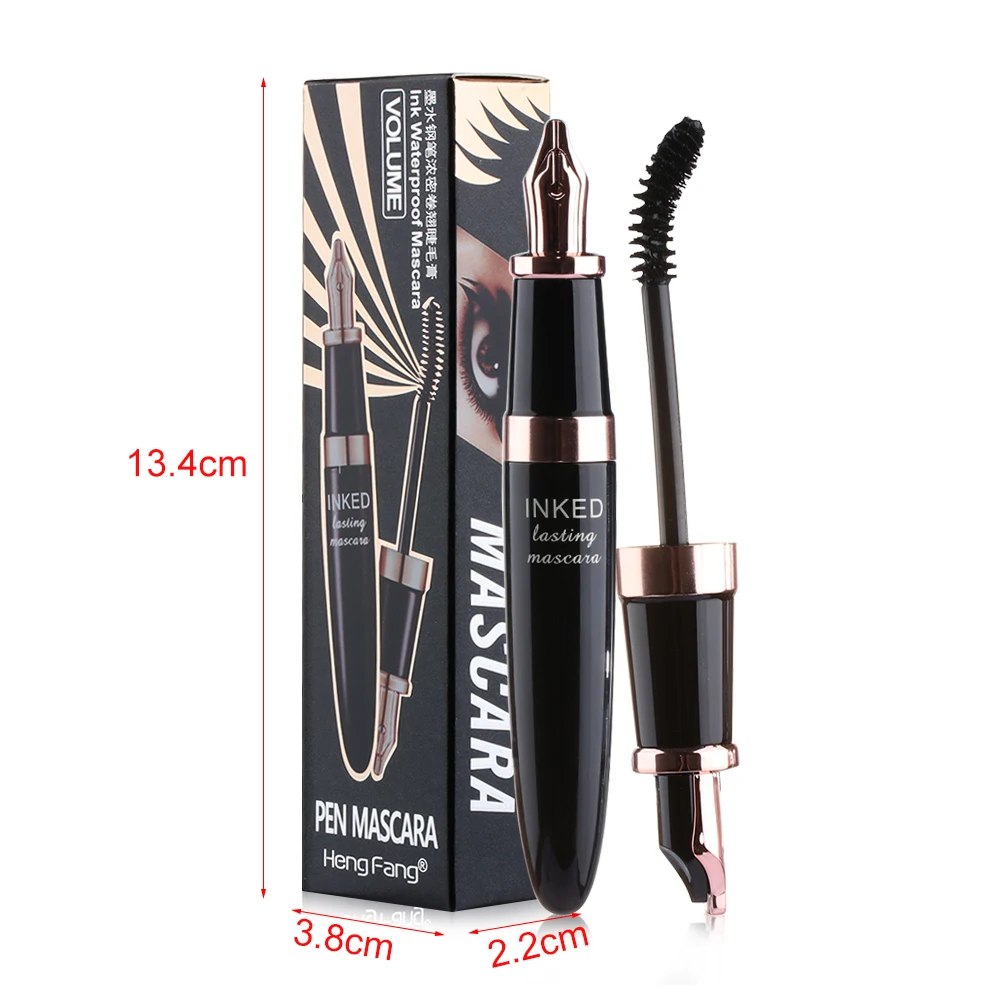 

1PC 360 Elbow Inked 3D Silk Fiber Mascara Long-lasting Waterproof Black Mascara for Eyelash Extension Curling Mascara Cosmetic