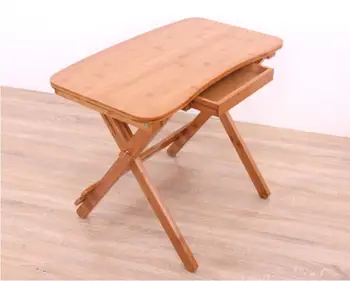 

70*41cm bamboo folding learning desk Study writing desk Children Table with drawer