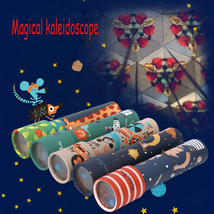 

Classic Retro Children's Science Experiment Toy Kaleidoscope Puzzle Toys Parent-child Interaction