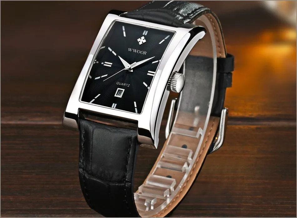 2016 New Luxury Brand WWOOR Men’s Watches Quartz Watch Male Wristwatch ...