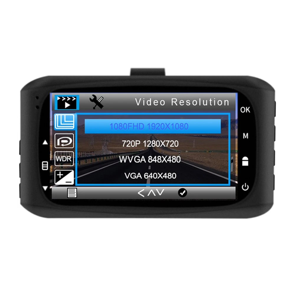 3 дюймовый Автомобильный видеорегистратор Full HD 1080 P HDMI 170 градусов мини