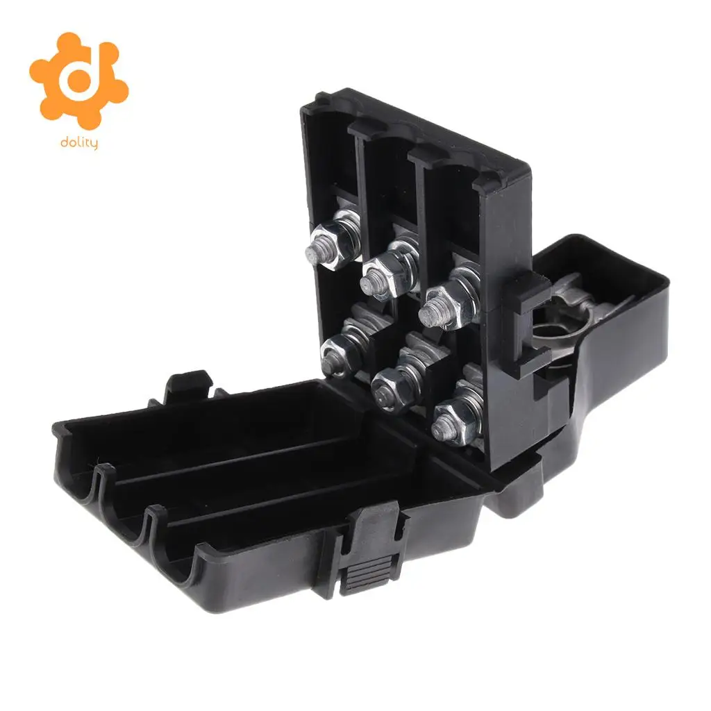 Automotive Car Battery 3Way Screw Down Fuse Holder for ANS AFS ANF ANG Fuse 