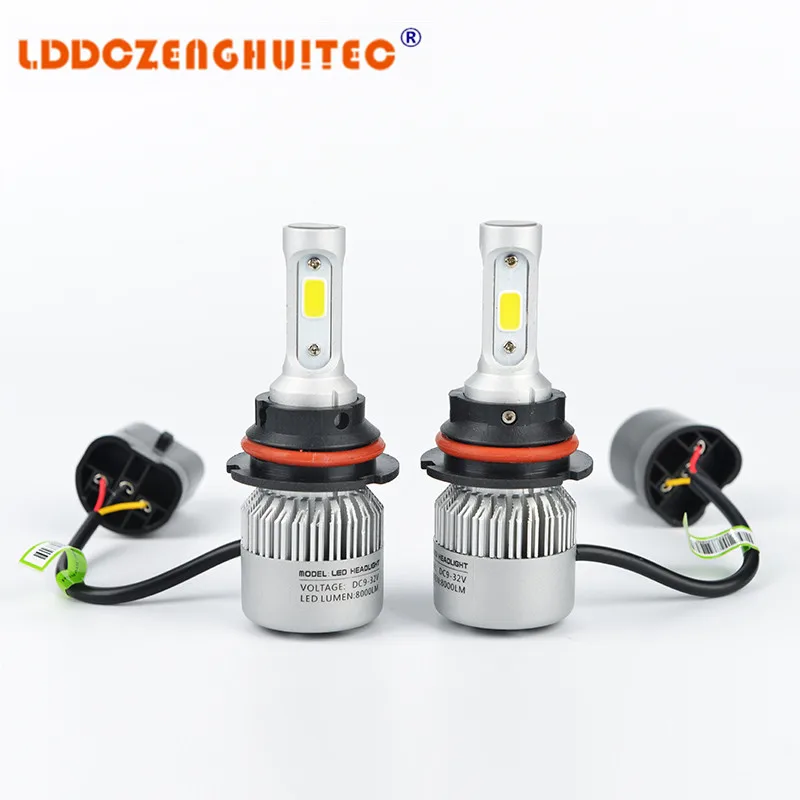 LDDCZENGHUITEC H7 COB LED Car Headlights Bulb Kit 72W 8000lm Auto Front
