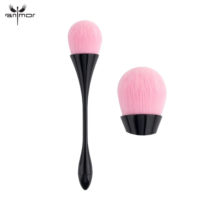 

Anmor Pink Kabuki Brush Extremely soft Synthetic Makeup Brushes For Powder Professional Make Up Brush Cosmetic Tool maquillaje