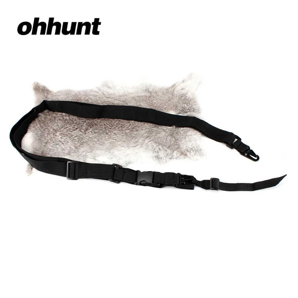 

ohhunt Nylon Multi-function Adjustable Tactical Rifle Sling Strap Two Point Outdoor Airsoft Hunting Accessories