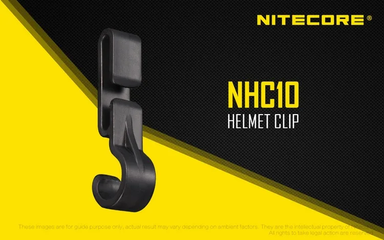 Packs para Farol Nitecore Nhc10 Capacete Clipe x 4 Cabeça Hb02 Nu05 Nu10 Nu20 Nu25 Nu30 Hc30 Hc33 Hc60 Hc65 Hc70 Ha40 T360 Eh1s 2 Acessórios portáteis de iluminação