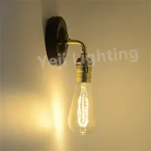 E27 Винтаж Ретро лампа держатель для прохода кровать балкон кафе Главная Мини-декоративные настенные светильники аксессуары потолок поднялся DIY